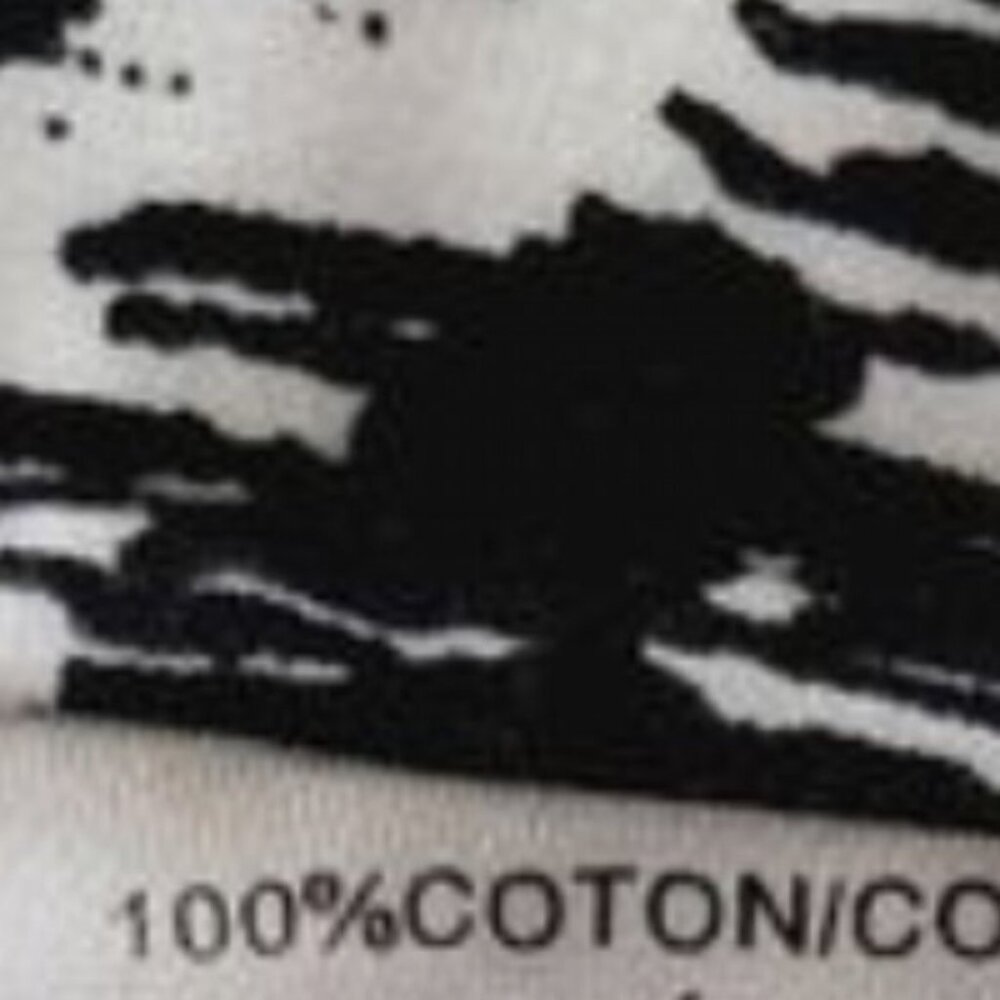 REITMANS / Skort B&W Mini Skirt Style w/ Pockets Abstract Pattern Sz 14 - Picture 13 of 14
